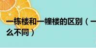 一棟樓和一幢樓的區別(一棟樓和一幢樓有什么不同)