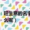 旺生意的名字有哪些（旺生意的名字分別有什么呢）