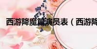 西游降魔篇演員表(西游降魔篇劇情簡介)