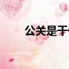 公關是干什么（關于公關職責介紹）
