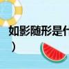 如影隨形是什么意思（詞語如影隨形什么意思）