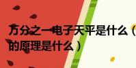 萬分之一電子天平是什么(萬分之一電子天平的原理是什么)