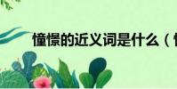 憧憬的近義詞是什么(憧憬的意思)