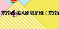 東南西北風原唱是誰(東南西北風完整歌詞)