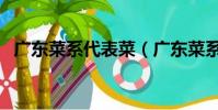 廣東菜系代表菜(廣東菜系的代表菜介紹)