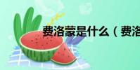 費洛蒙是什么(費洛蒙解釋)