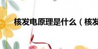 核發電原理是什么(核發電原理介紹)