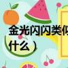 金光閃閃類似的詞語（金光閃閃樣式的詞語有什么）