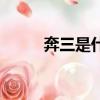 奔三是什么意思（奔三什么意思）