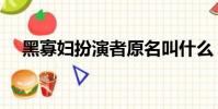 黑寡婦扮演者原名叫什么(黑寡婦簡介)