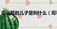 司馬懿的兒子是叫什么(司馬懿的兒子介紹)
