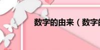 數字的由來(數字的起源)