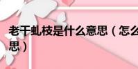 老干虬枝是什么意思(怎么理解老干虬枝的意思)