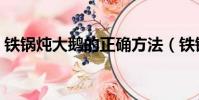 鐵鍋燉大鵝的正確方法(鐵鍋燉大鵝怎么做)