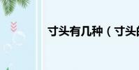 寸頭有幾種(寸頭的種類)