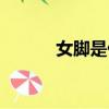 女腳是什么意思（女腳的意思）