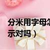 分米用字母怎樣表示（分米可以用字母dm表示對嗎）