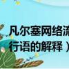 凡爾塞網絡流行語是什么意思（凡爾塞網絡流行語的解釋）