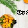 廷怎么讀音（漢字廷的讀音）