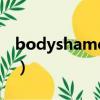 bodyshame什么意思（bodyshame的意思）