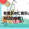 智者樂水仁者樂山這句話是什么意思（智者樂水仁者樂山這句話的意思）