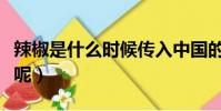 辣椒是什么時候傳入中國的(又被稱之為什么呢)