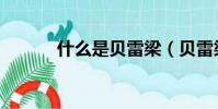 什么是貝雷梁(貝雷梁的解釋)