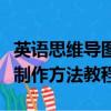 英語思維導圖怎么畫（英語思維導圖手繪軟件制作方法教程）