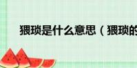 猥瑣是什么意思(猥瑣的意思是什么)