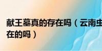 獻王墓真的存在嗎(云南蟲谷獻王墓是真實存在的嗎)