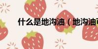 什么是地溝油(地溝油可以食用嗎)