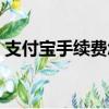 支付寶手續費怎么收（支付寶手續費如何收）