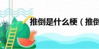 推倒是什么梗(推倒的意思)