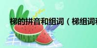 梯的拼音和組詞(梯組詞和拼音有哪些)