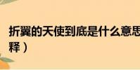 折翼的天使到底是什么意思(折翼的天使的解釋)