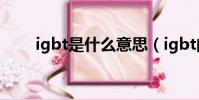 igbt是什么意思(igbt的意思介紹)