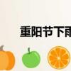 重陽節下雨好嗎（重陽節下雨好不好）