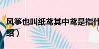 風箏也叫紙鳶其中鳶是指什么(風箏的由來介紹)