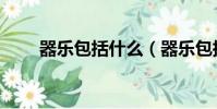 器樂包括什么(器樂包括內容簡述)