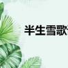 半生雪歌詞（半生雪歌詞簡單介紹）