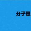 分子量是什么（分子量的解釋）