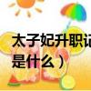 太子妃升職記結局詳解（太子妃升職記大結局是什么）