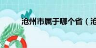 滄州市屬于哪個省(滄州市介紹)