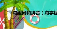 淘組詞和拼音(淘字組詞有哪些)