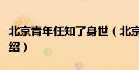 北京青年任知了身世(北京青年任知了簡單介紹)