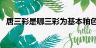 唐三彩是哪三彩為基本釉色(唐三彩解釋)