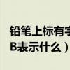 鉛筆上標有字母H表示什么（鉛筆上標有字母B表示什么）