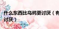 什么東西比烏鴉更討厭(有什么東西比烏鴉更討厭)