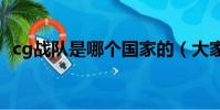 cg戰隊是哪個國家的(大家可以了解一下)