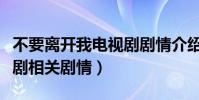 不要離開我電視劇劇情介紹(不要離開我電視劇相關劇情)
